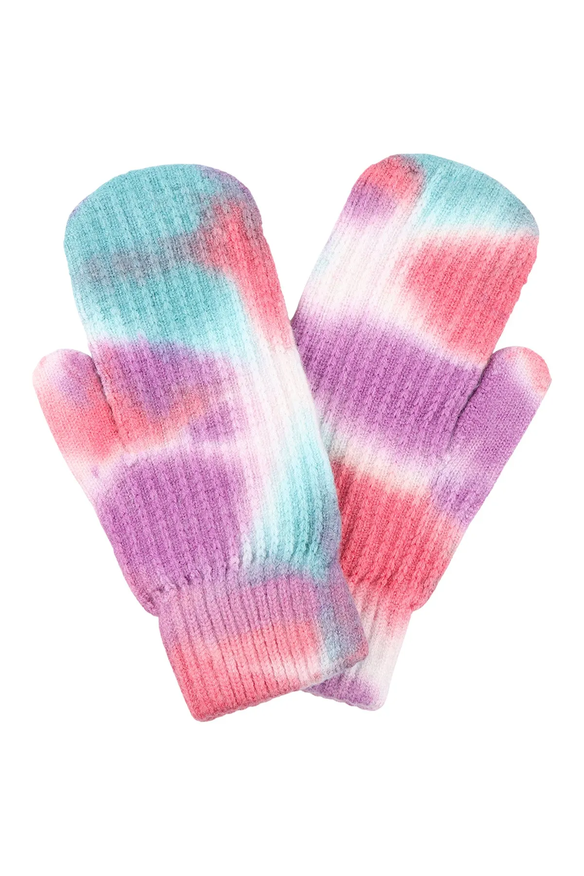 TIE DYE KNIT GLOVES