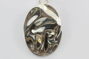 Tiffany & Co Sterling Silver Elsa Peretti Large Leo Zodiac Necklace Pendant