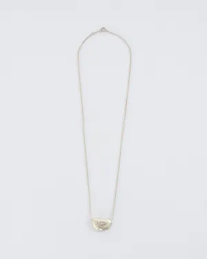 Tiffany & Co. Sterling Silver Large Bean Necklace