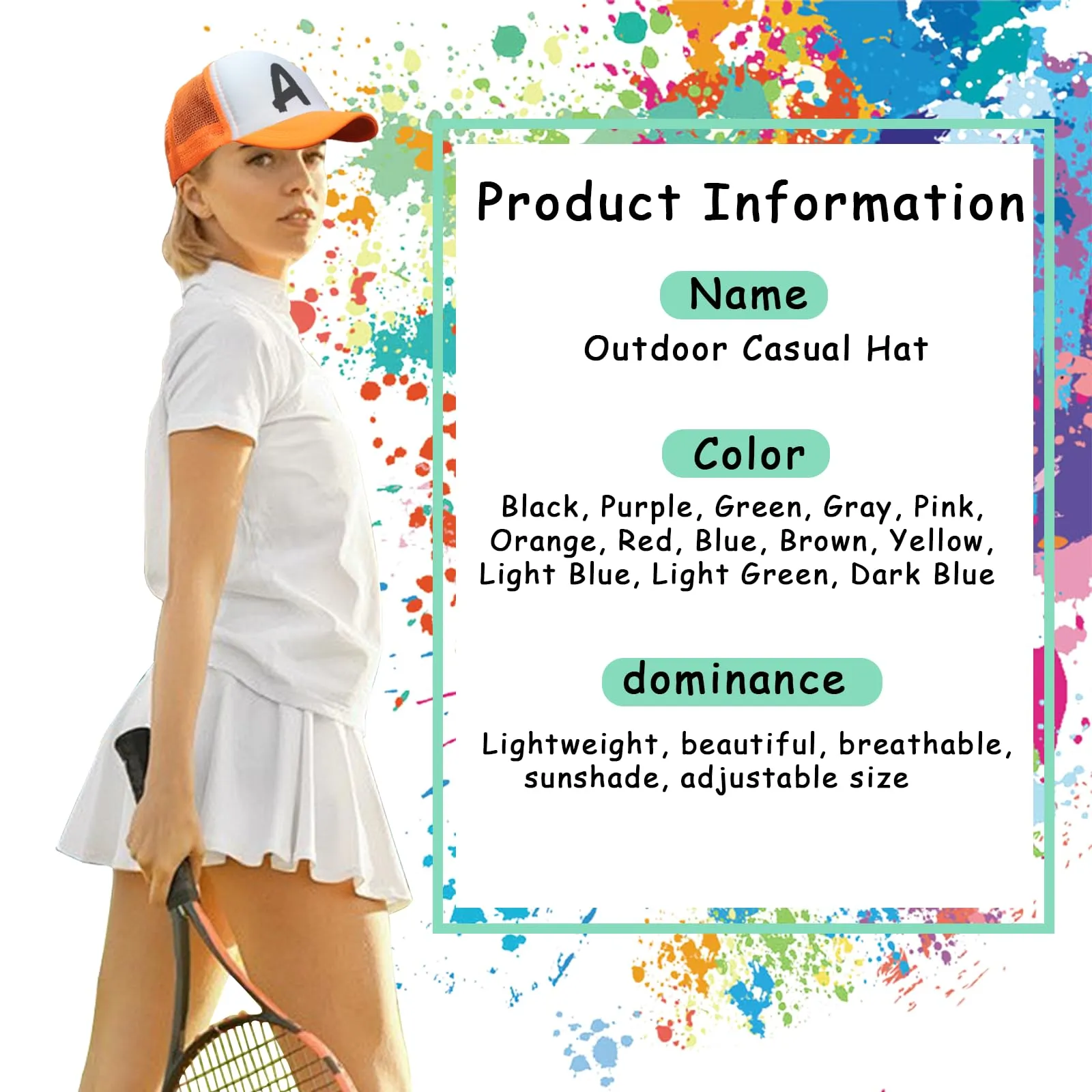 Timisea 13 Pcs Sublimation Blank Trucker Hats,13 Colors DIY Sublimation Trucker Hats,Baseball Cap Polyester Bulk Mesh Trucker Hat for Men and Women Multi