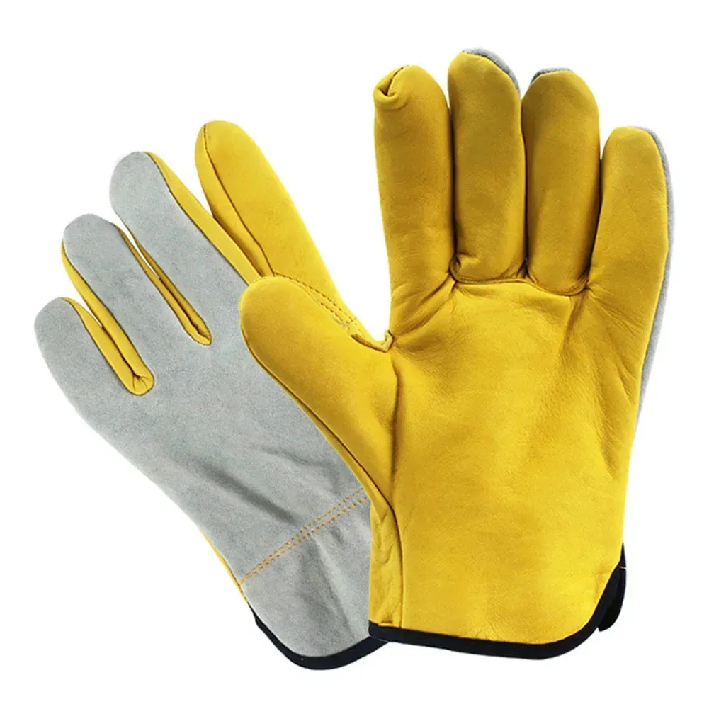 TitanForge Cowhide Leather Outdoor Work Gloves