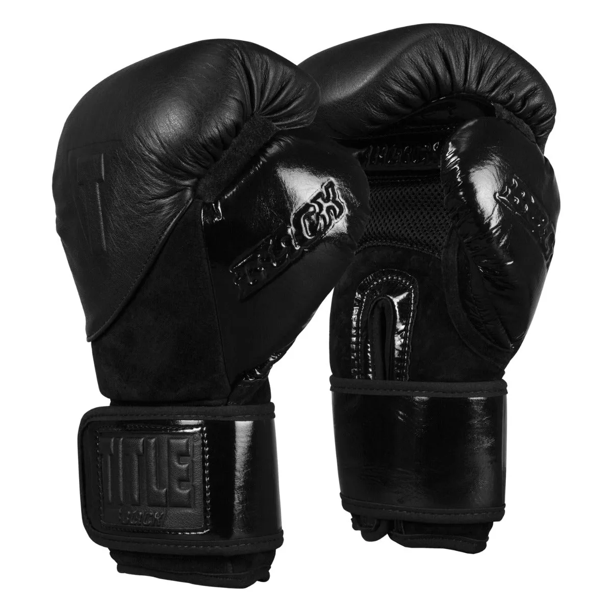 TITLE Black Blitz Sparring Boxing Gloves