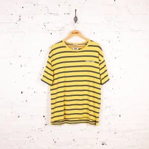 Tommy Hilfiger Short Sleeve Striped T-Shirt - Yellow - L