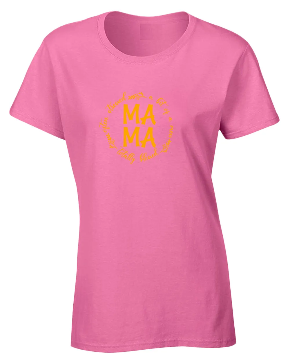 Totally blessed, often stressed, a bit of mess mama t-shirt