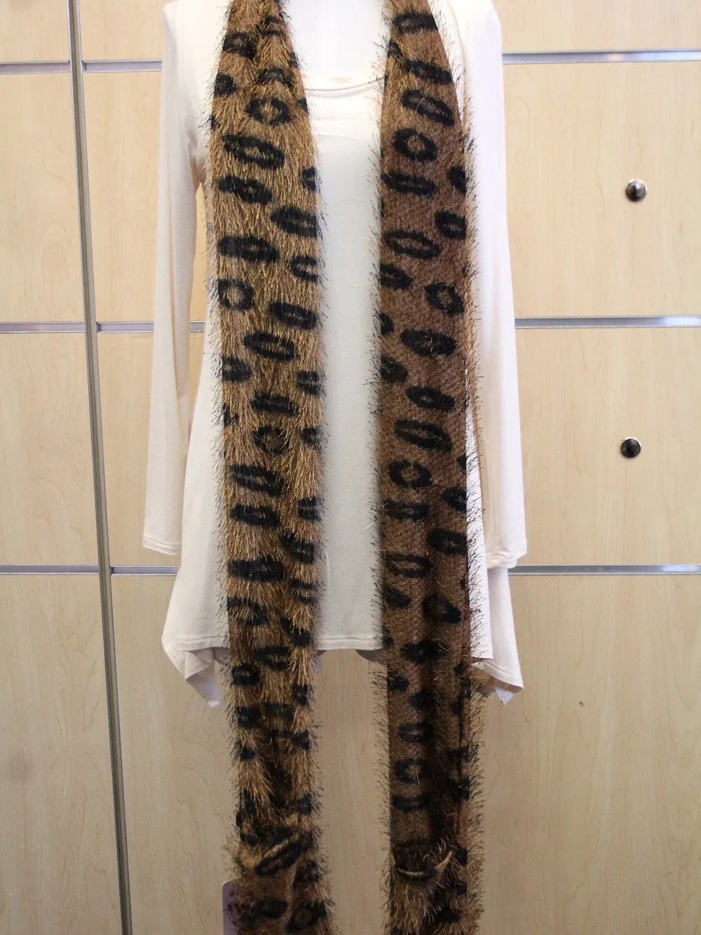 Treska | Dark Leopard Wrap Scarf