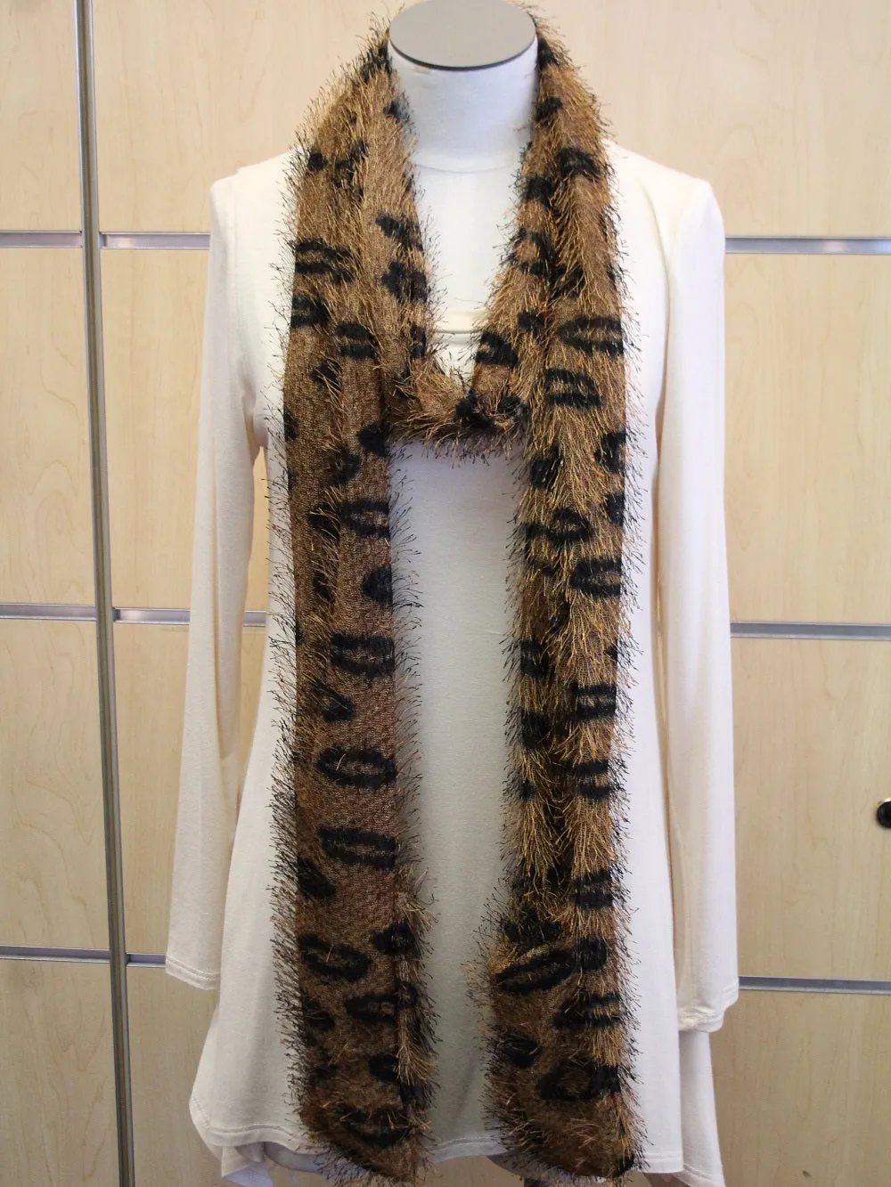 Treska | Dark Leopard Wrap Scarf