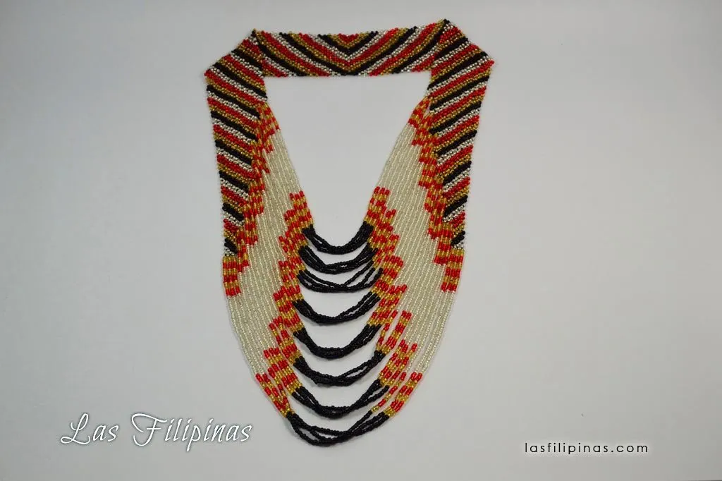 TRIBAL STATEMENT NECKLACE - Ethnic Tboli Beaded Jewelry