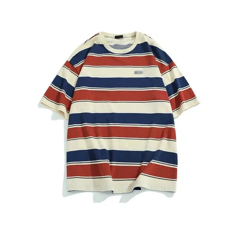 Tricolor Striped T-shirt