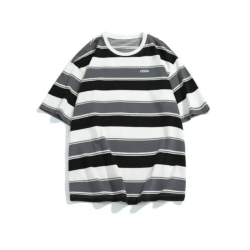 Tricolor Striped T-shirt