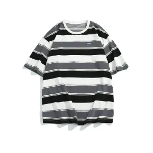 Tricolor Striped T-shirt