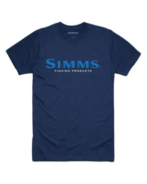 Tricou SIMMS Logo T-Shirt Dark Moon Heather