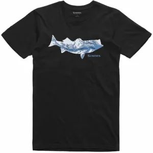 Tricou SIMMS Striper Bay Fill T-Shirt Black