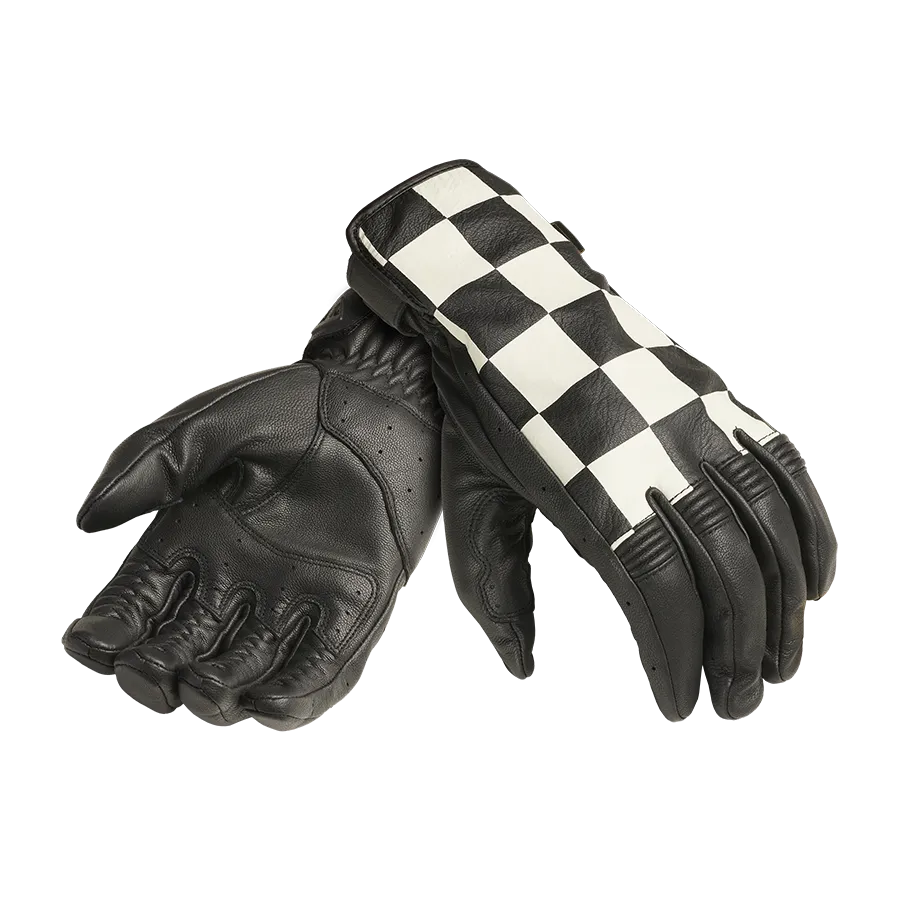 Triumph Checkerboard Leather Glove
