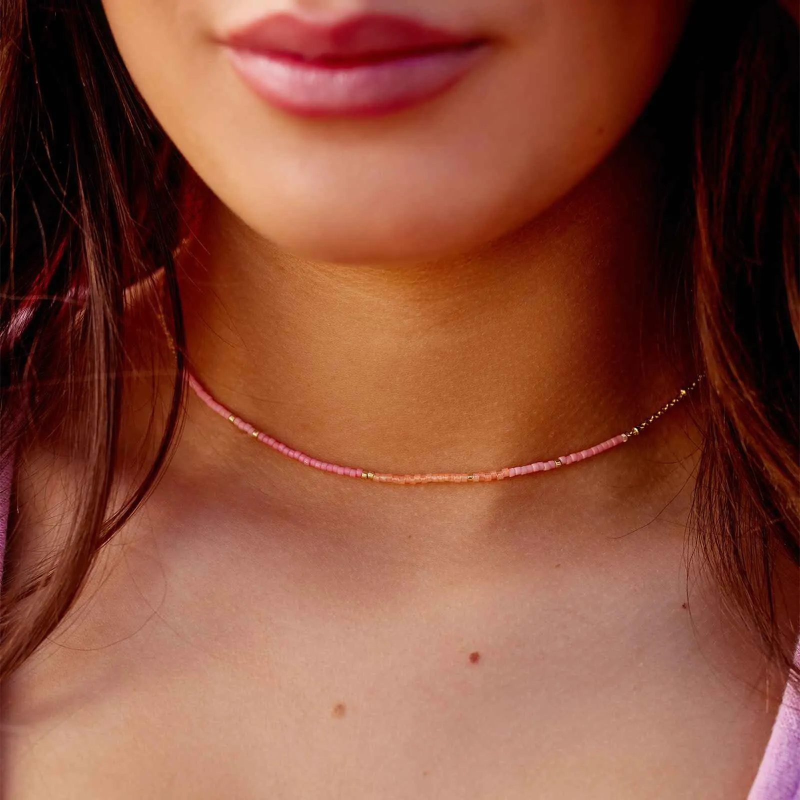 True Love Seed Bead Choker