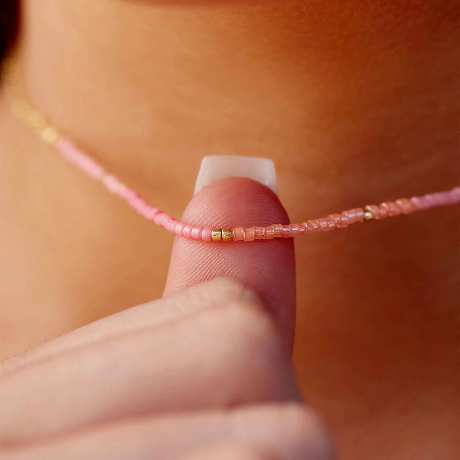 True Love Seed Bead Choker