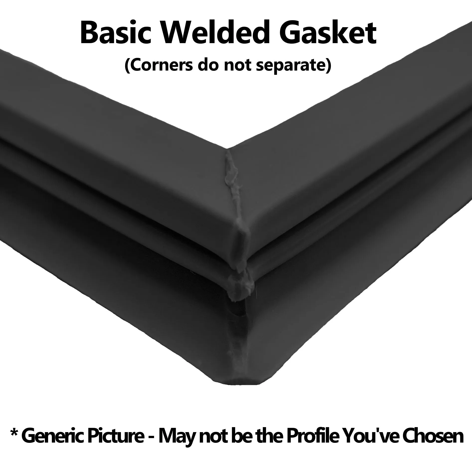 True Welded Gasket (25-3/4" x 54-1/8") - Part #810803 - Profile 034
