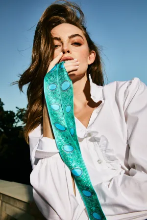 Turquoise scarf