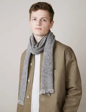 Tweed Emphasize Scarf - Slate - Narrow