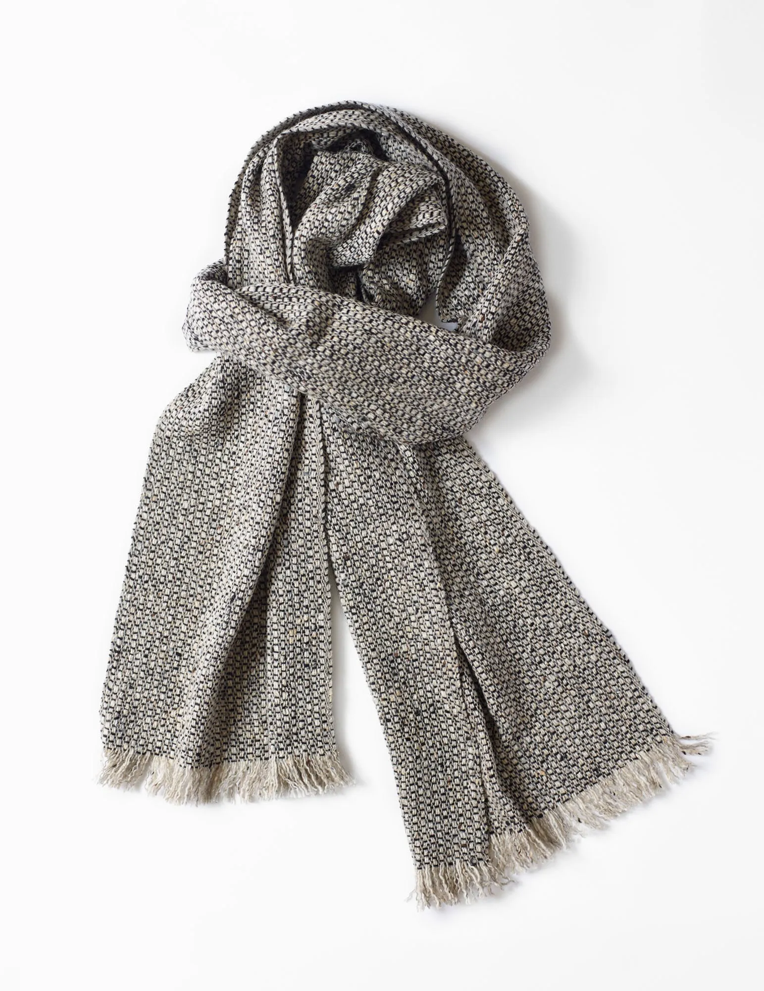 Tweed Emphasize Scarf - Slate - Narrow