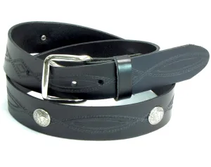 UB116  1 1/2" Belt w/ Buffalo Nickel Conchos