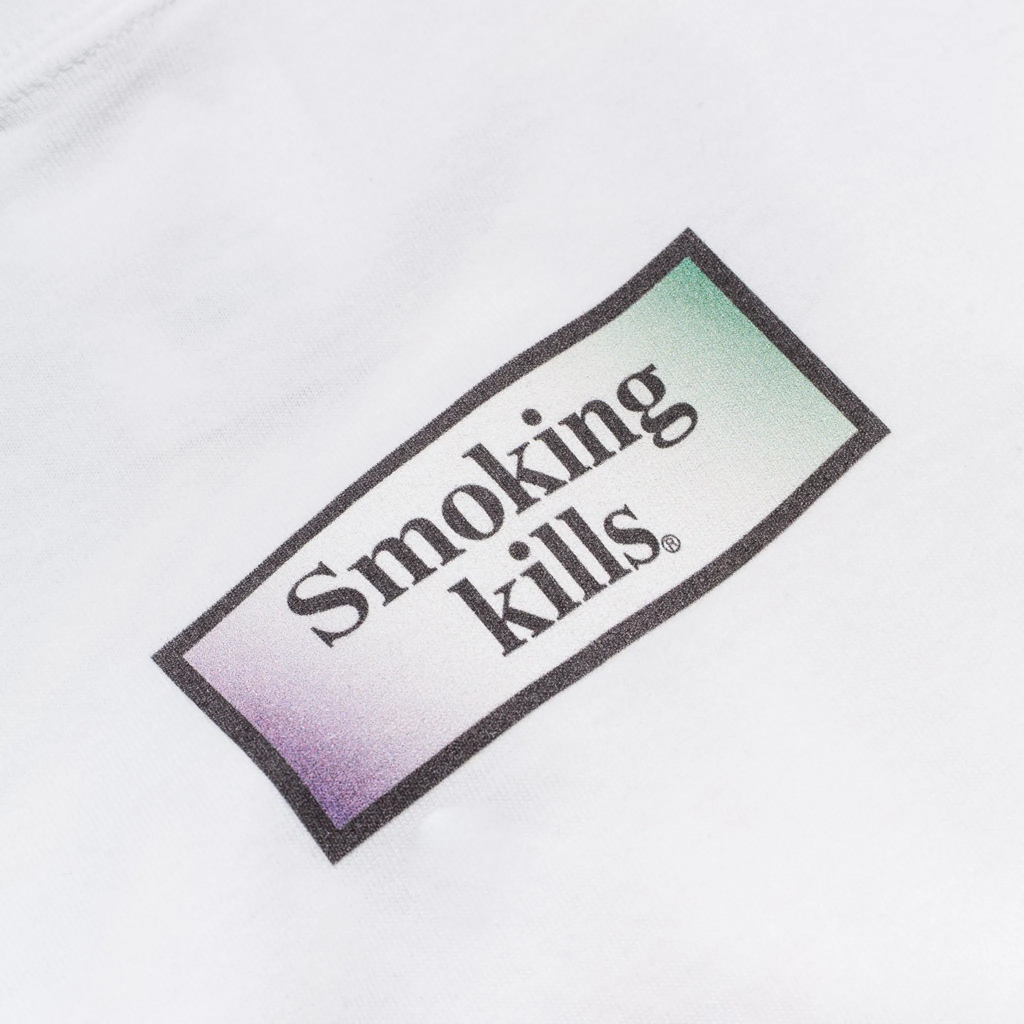 Ukiyoe Smoking Kills Tee White