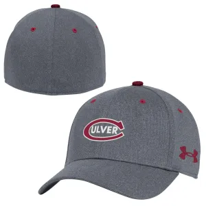 Under Armour Culver Blitzing 3.0 Stretch Fit Hat - Heather Grey