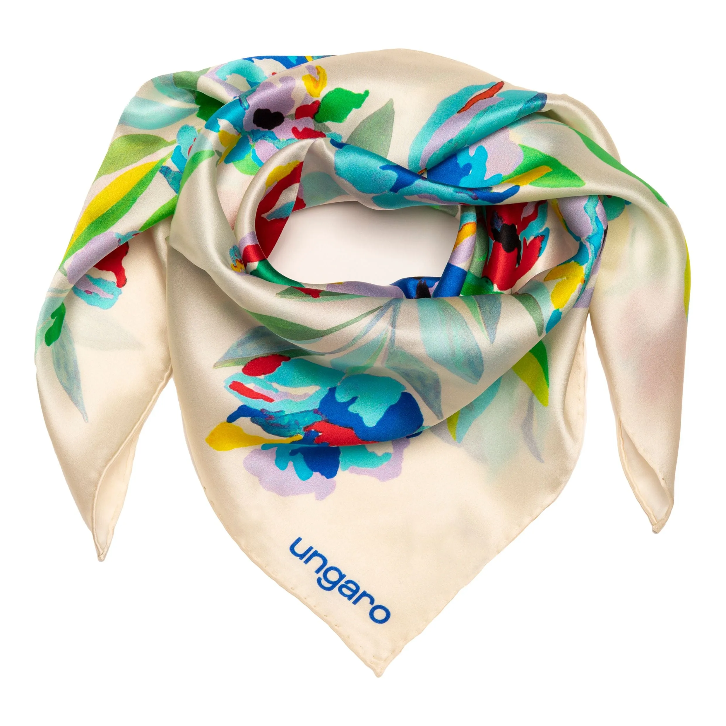 Ungaro UFM239G-Silk scarf Paola Off-white