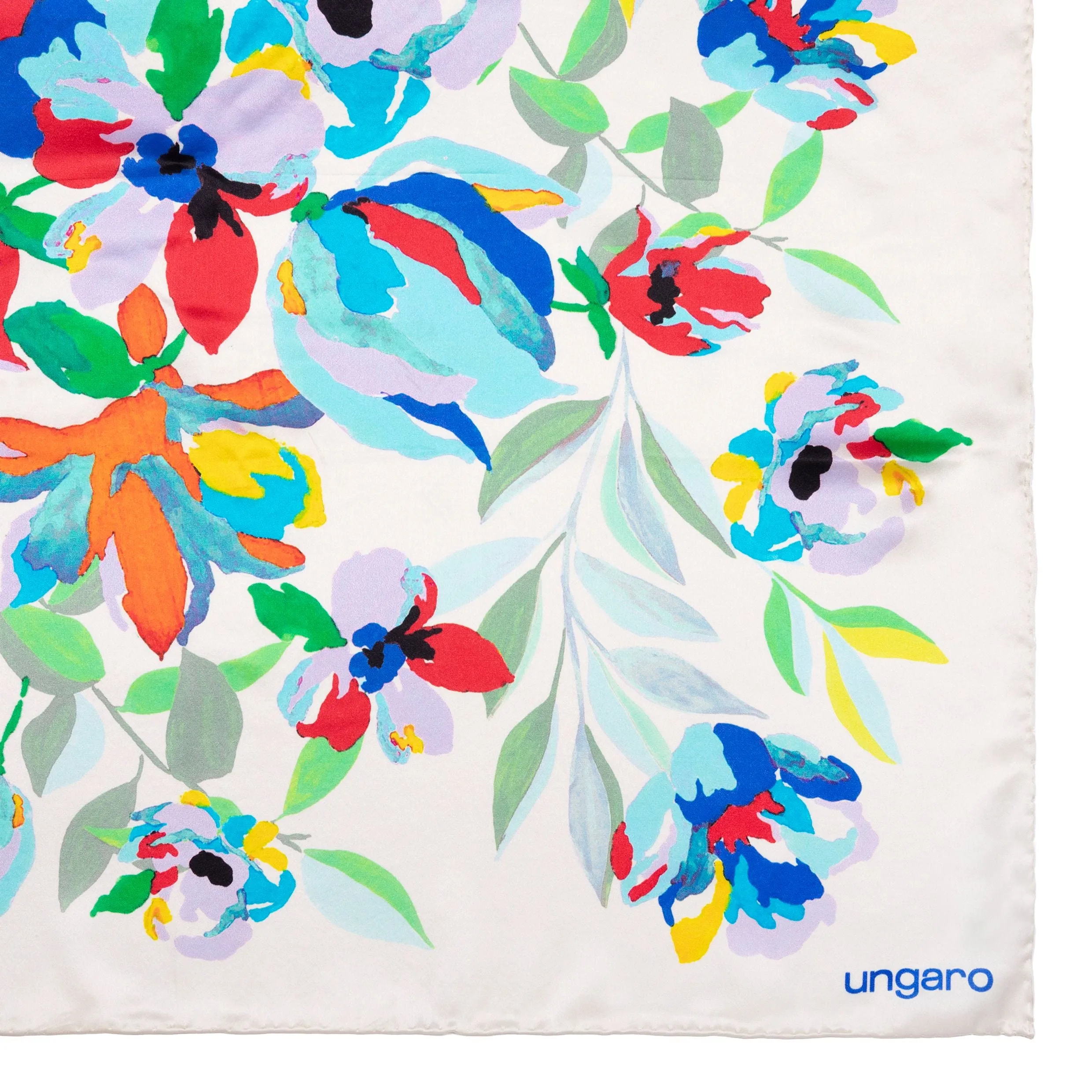 Ungaro UFM239G-Silk scarf Paola Off-white