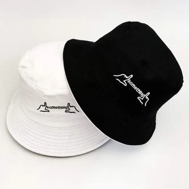 Unisex Harajuku Bucket Hat Graffiti Letter Women Men Fishing Fisherman Hat Summer Outdoor Panama Hip Hop Cap