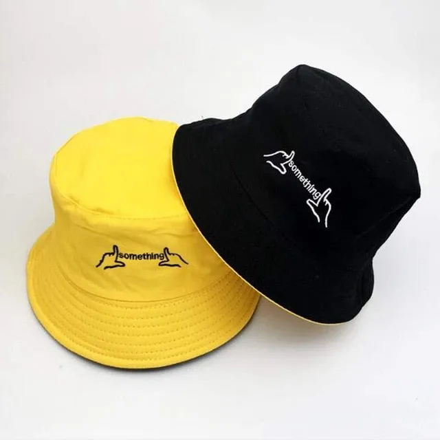 Unisex Harajuku Bucket Hat Graffiti Letter Women Men Fishing Fisherman Hat Summer Outdoor Panama Hip Hop Cap