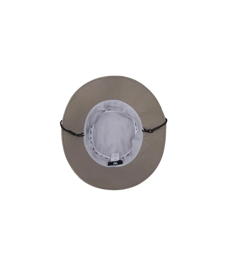 Unisex Monogram Pattern Bucket Hat - Beige