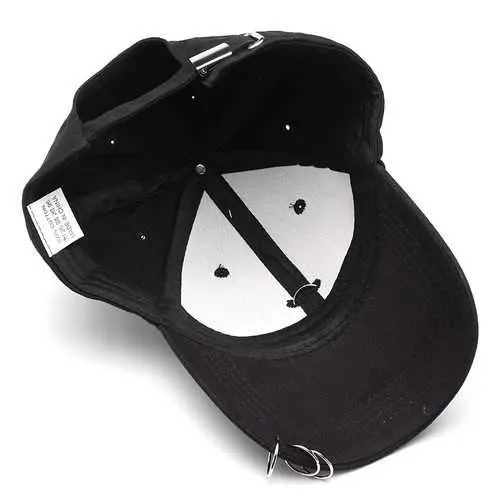 Unisex Snapback Ring Hip-Hop Hats  Embroidery Baseball Cap