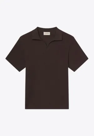 V-neck Jacquard Polo T-shirt