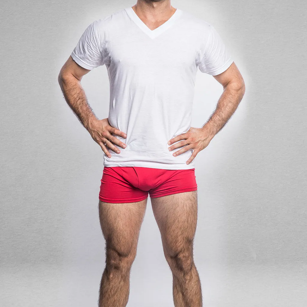 V-Neck White - 3 Pack