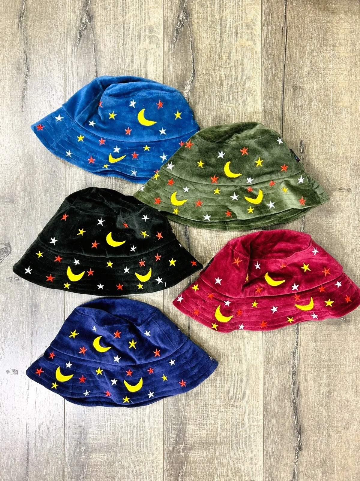 Velvet Moon & Star Hat