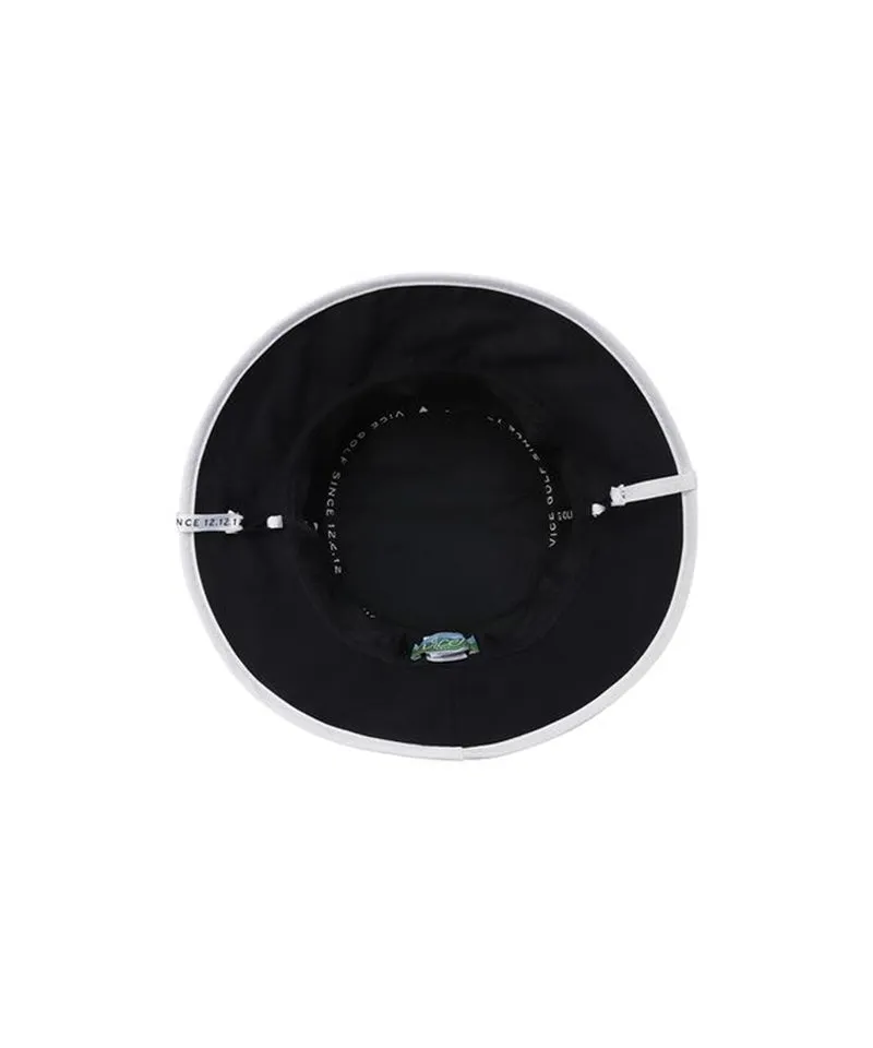 Vice Golf Atelier Typo Logo Bucket Hat - Black