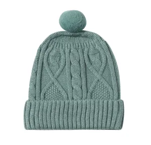 Vignette Maddy Pom Beanie Sage Blue
