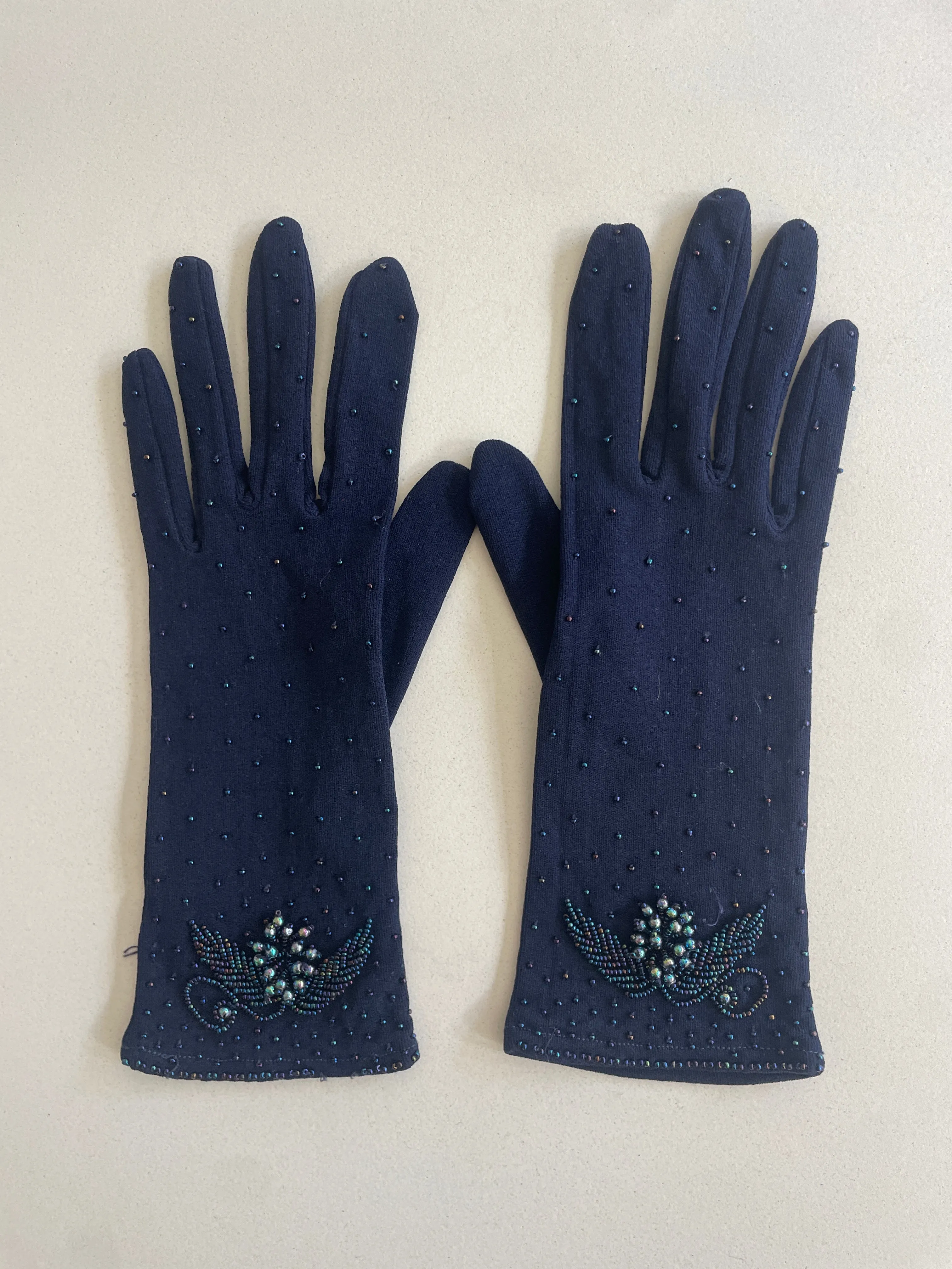 Vintage Beaded Gloves