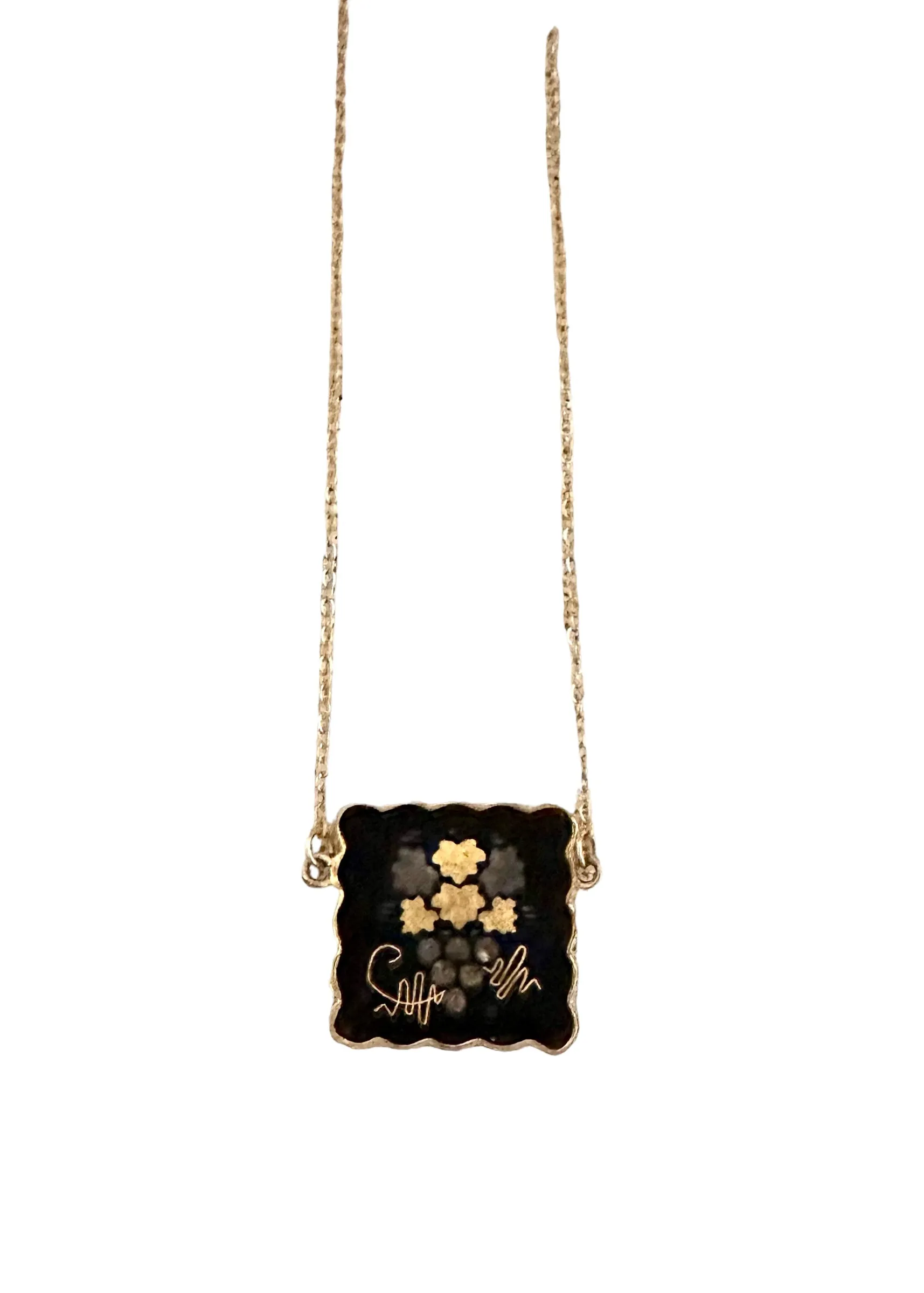 Vintage Japanese Panel Necklace