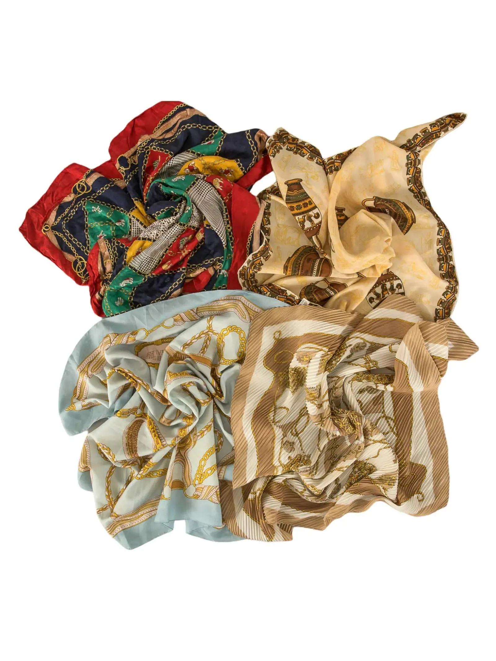 VINTAGE SILK SCARVES