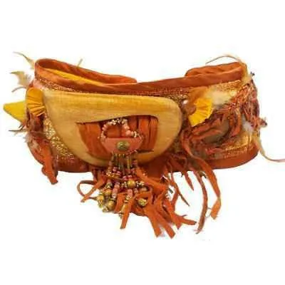 Vintage Stijfselkissie Belt By Marijke Benedict 1980S