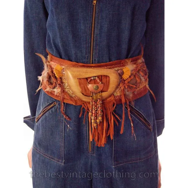 Vintage Stijfselkissie Belt By Marijke Benedict 1980S