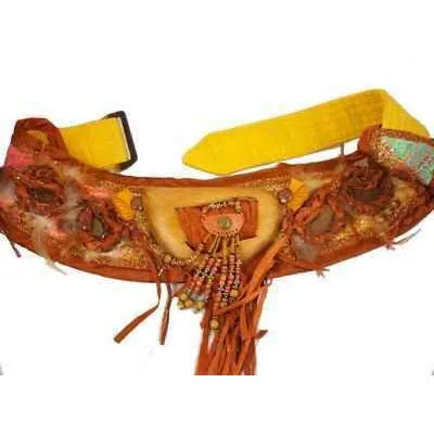 Vintage Stijfselkissie Belt By Marijke Benedict 1980S
