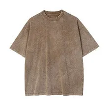Vintage Unisex Oversized T Shirt Men Cotton