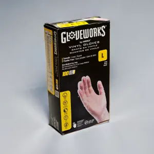 Vinyl PVC Large Size Glove Powder Free 100ct | Item no.: 1937