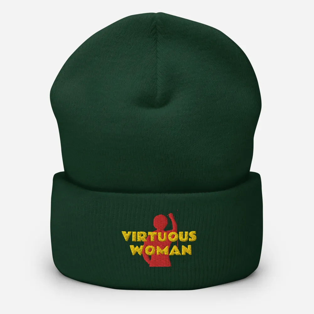 Virtuous Woman Cuffed Beanie