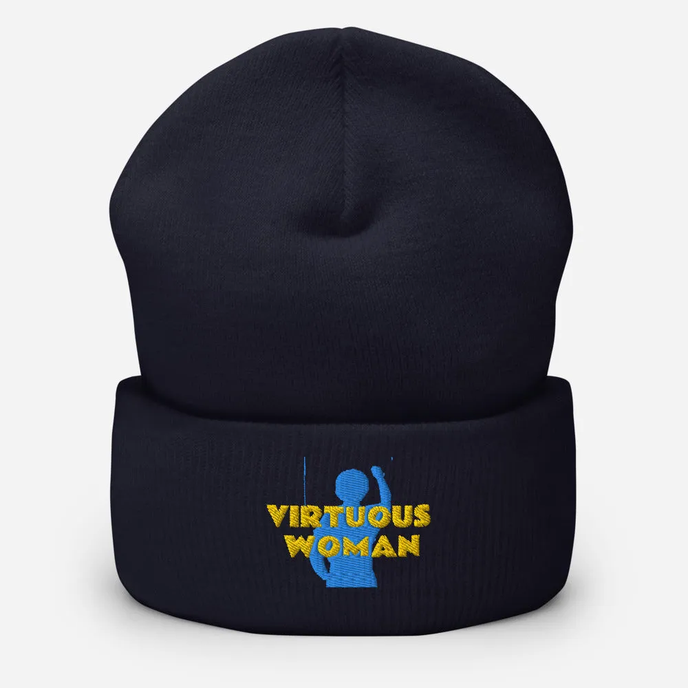 Virtuous Woman Cuffed Beanie