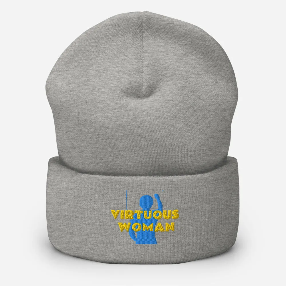Virtuous Woman Cuffed Beanie