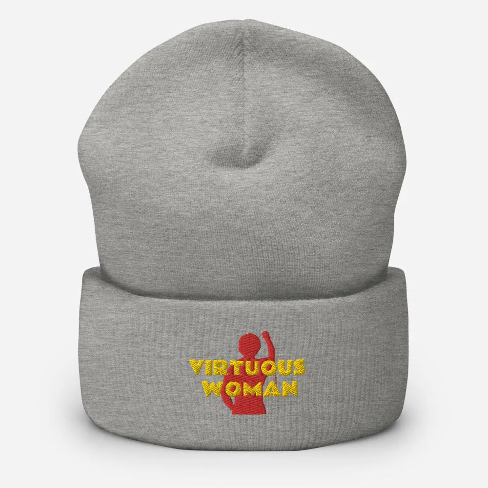 Virtuous Woman Cuffed Beanie