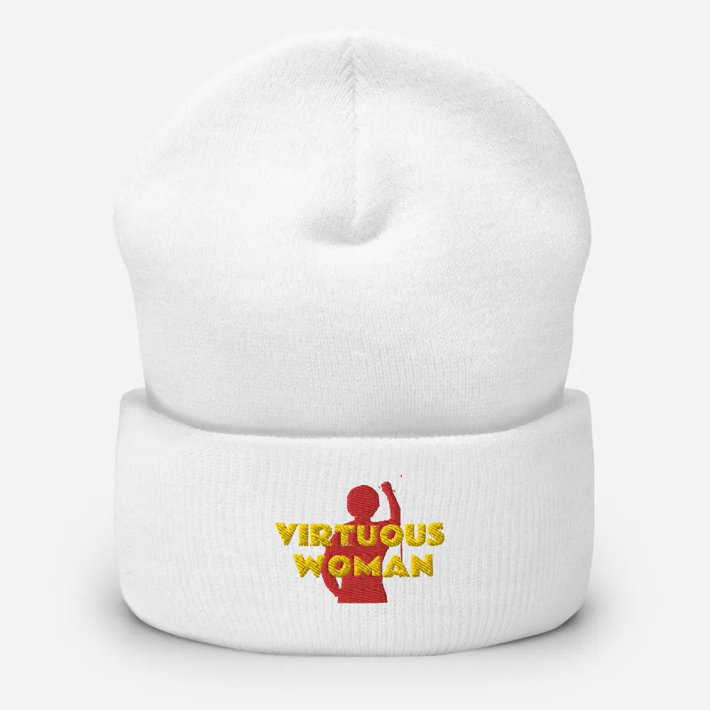 Virtuous Woman Cuffed Beanie